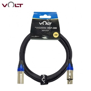 VOLT 볼트 OFC케이블선 XLR 컨넥터 VCF-300 3M 마이크 케이블