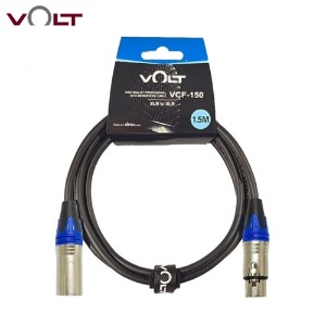 VOLT 볼트 OFC케이블선 XLR 컨넥터 VCF-150 1.5M 마이크 케이블